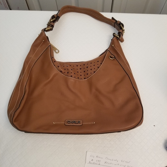 CHALA WOMEN’S PURSE HANDBAG LARGE HOBO BROWN BAG 13x10x3 - Picture 1 of 12